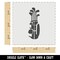 Golf Club Caddy Bag Set Wall Cookie DIY Craft Reusable Stencil